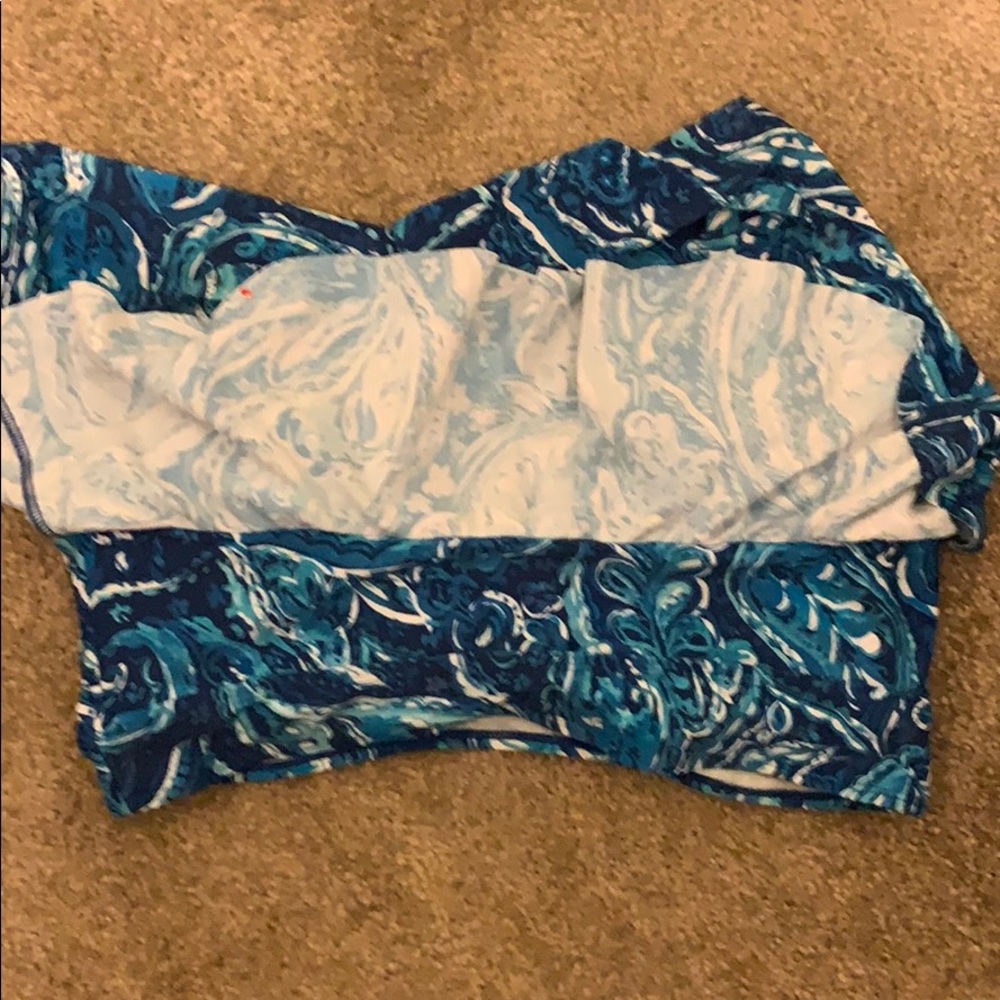 Blue Pattern Bikini Top - Picture 6 of 8
